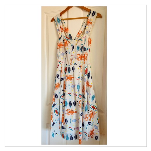 Revival by Dangerfield Lobster Pin Up Dress - Picture 2 of 4